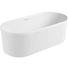 Bronte 1700mm Acrylic Oval Freestanding Bath